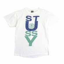 Load image into Gallery viewer, Vintage Stussy Stacked Logo Tee (Early 90s)
