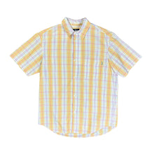 Load image into Gallery viewer, Vintage Stussy Short Sleeve Plaid Button Up Shirt (Late 90s)
