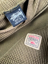 Load image into Gallery viewer, Vintage Stussy Waffle Knit Hoodie (Early 90s)
