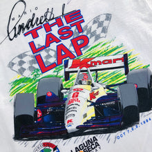 Load image into Gallery viewer, Vintage Mario Andretti “The Last Lap” Laguna Seca Raceway Tee (1994)
